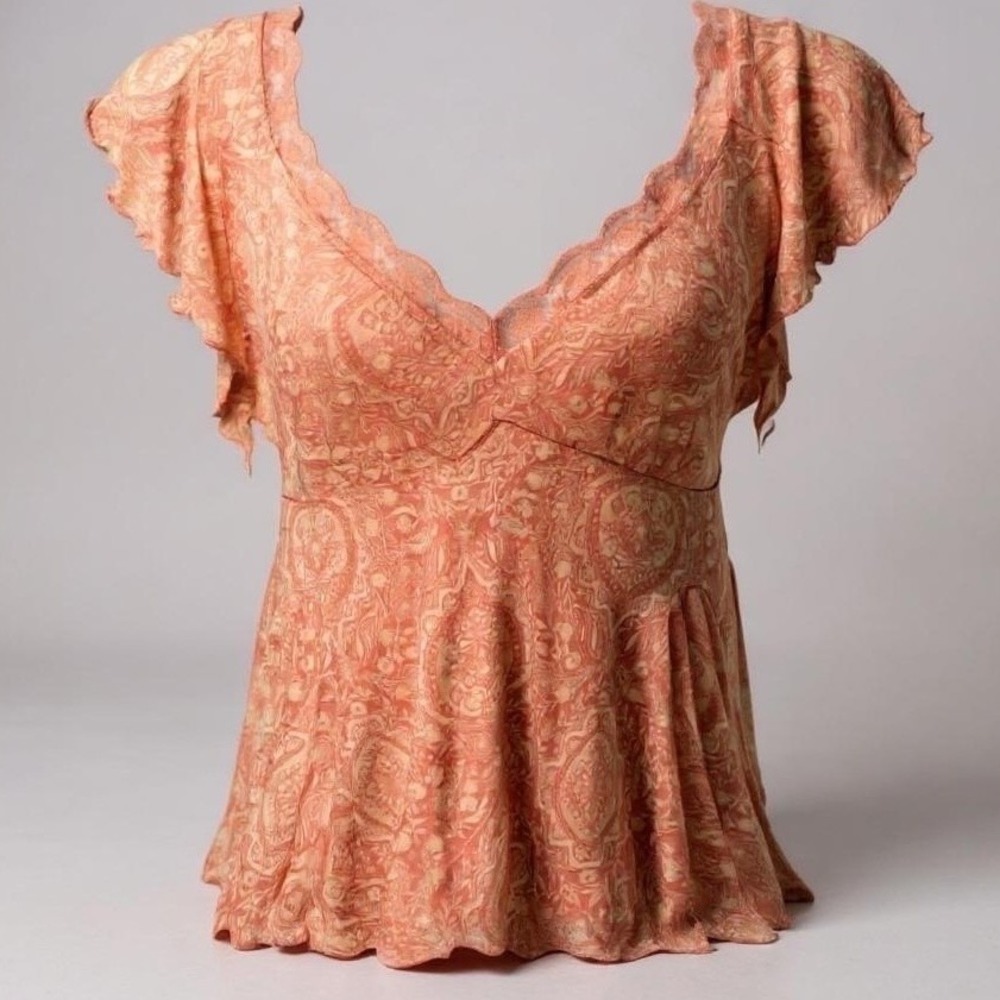 TORRID Sweetheart Flutter Fit & Flare Blouse NWT‎ Size 2X - Picture 11 of 12